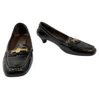 Car Shoe Pumps/Peeptoes Patent leather in Black