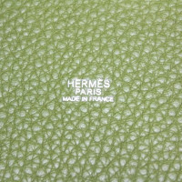 Hermès Picotin Leer in Groen