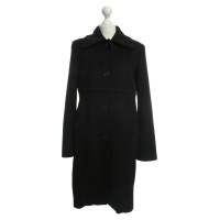 René Lezard Coat in black