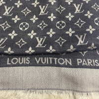 Louis Vuitton Monogram Tuch aus Wolle in Blau