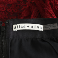 Alice + Olivia Skirt in Red