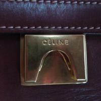 Céline Belt Bag Mini en Cuir en Bordeaux