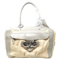 Costume National Tote bag Canvas in Beige