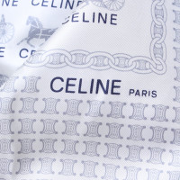 Céline Foulard en soie avec motif imprimé