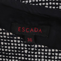 Escada zwart/wit jurk
