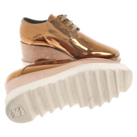 Stella McCartney Gold lace-up shoes