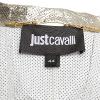 Just Cavalli biker jacket in gold