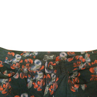 Armani Jeans Corduroy trousers with floral print