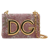 Dolce & Gabbana Umhängetasche aus Leder in Rosa / Pink