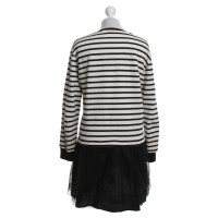 Red Valentino Knit dress with stripes