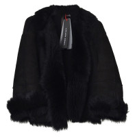 Andere Marke Jacke/Mantel aus Pelz in Schwarz