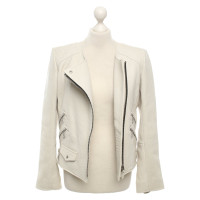Isabel Marant Etoile Jacke/Mantel aus Leder in Weiß