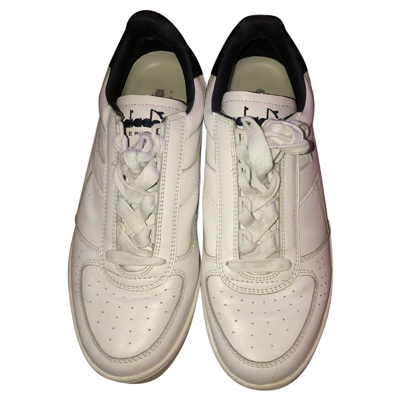 Diadora Trainers Leather in White 