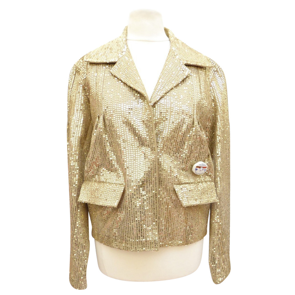 Christian Dior Leather jacket with sequins