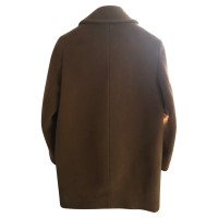 Maje Jacket/Coat Wool in Brown
