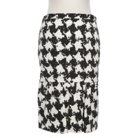 Moschino Cheap And Chic rok in zwart / wit