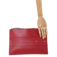 Gucci Clutch Leer in Rood
