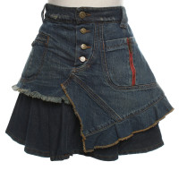 Kenzo Denim skirt in destroyed look