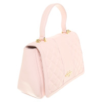 Moschino Love Handtasche aus Leder in Rosa / Pink
