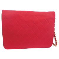 Chanel "Single Flap Bag" in rosso