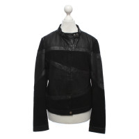 Ikks Jacket/Coat Leather in Black