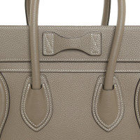 Céline Luggage Micro Leer in Taupe