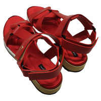 Philippe Model Sandals Leather in Red