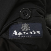 Aquascutum Omkeerbare jas in zwart / grijs