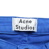 Acne trousers in blue