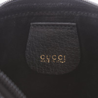 Gucci Bamboo Bag Leer in Zwart