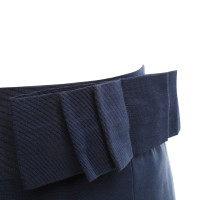Giorgio Armani jupe de soie en bleu