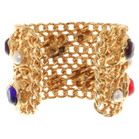 Chanel Bangle with colorful glass beads