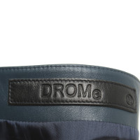 Drome Leather skirt in dark blue