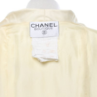 Chanel Robe en Coton en Jaune