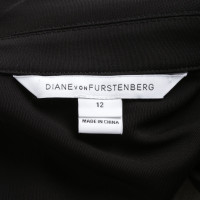 Diane Von Furstenberg Wikkel jurk in zwart / wit