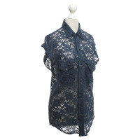 Toga Pulla Lace blouse in blauw