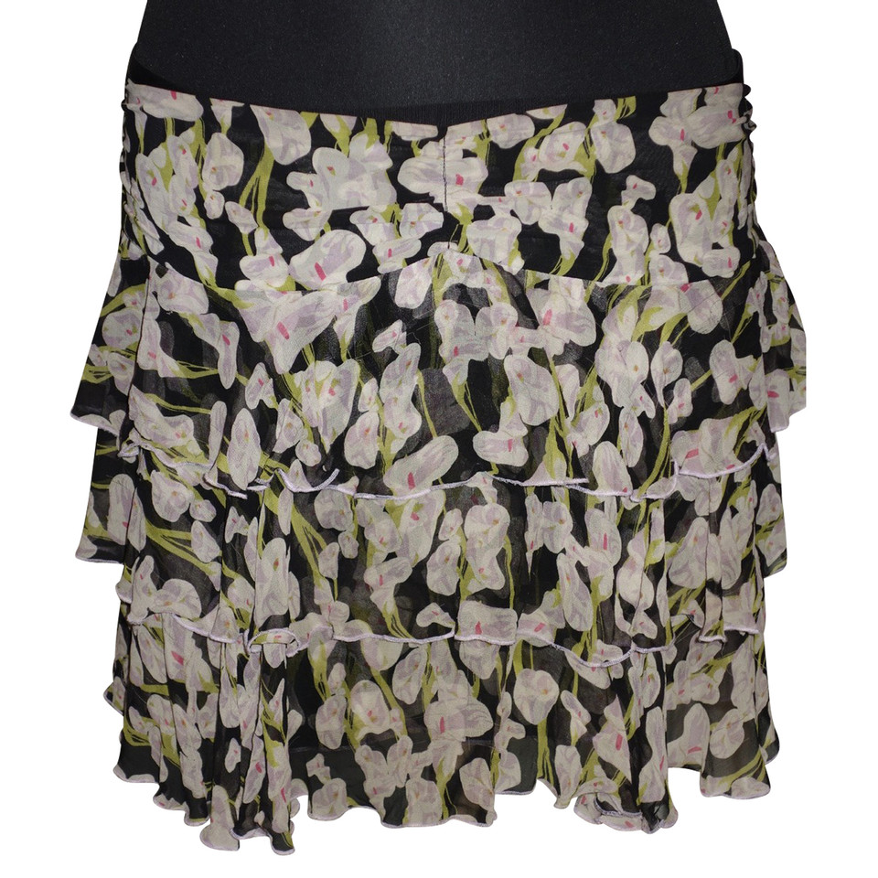 Diane Von Furstenberg Silk skirt with floral print