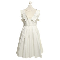 Miu Miu Baumwoll-Kleid in Weiß