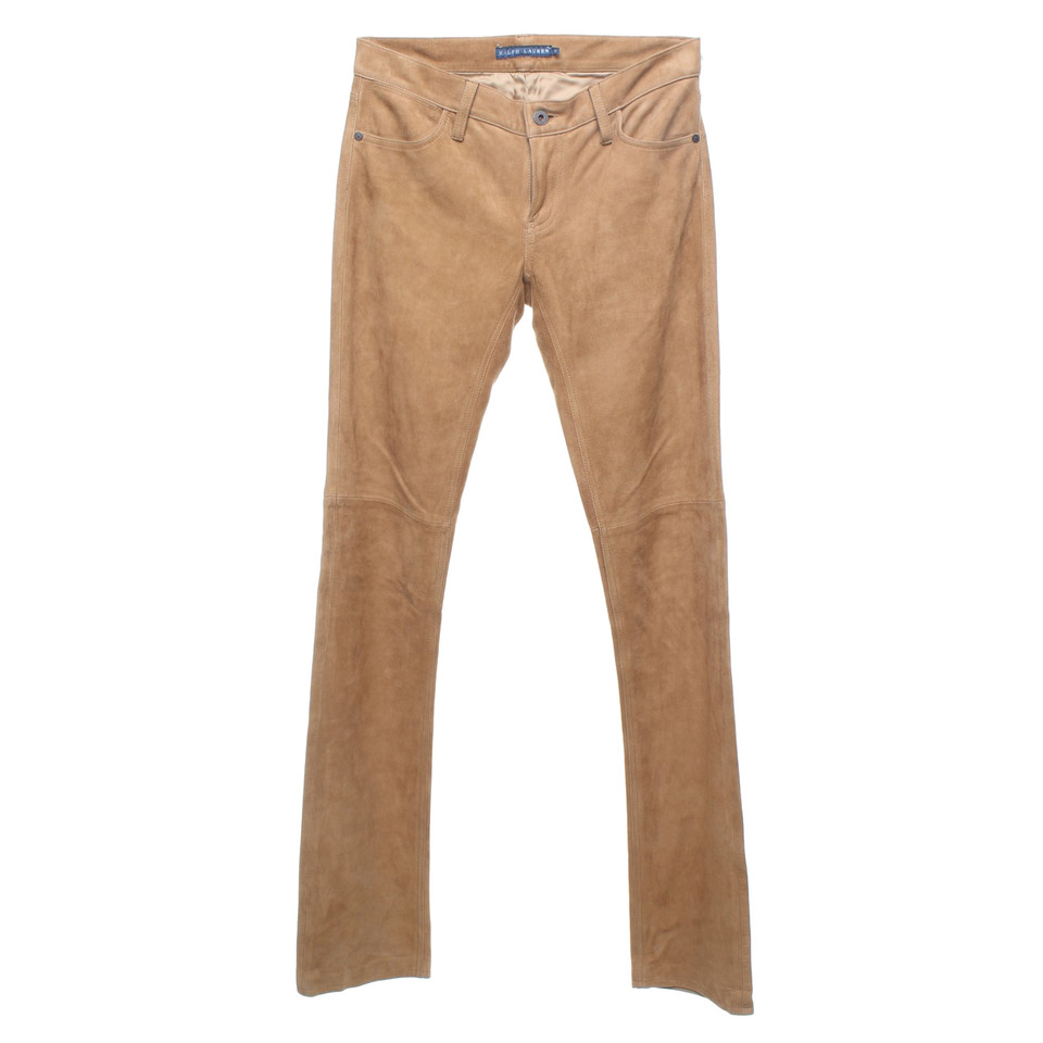 Ralph Lauren Leather pants in beige