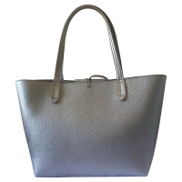 Patrizia Pepe Shopper Leather in Grey