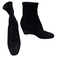 Sergio Rossi Bottines en Daim en Noir