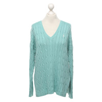 Ralph Lauren Tricot en Coton en Turquoise