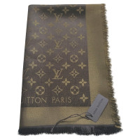 Louis Vuitton Tissu en service monogramme brun / or