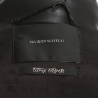 Maison Scotch Kort jasje in biker stijl