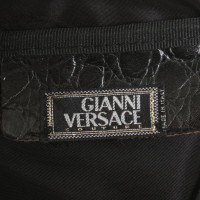 Gianni Versace Umhängetasche in Schwarz