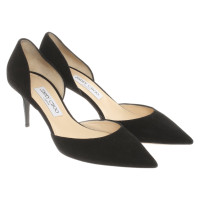 Jimmy Choo Pumps/Peeptoes aus Leder in Schwarz