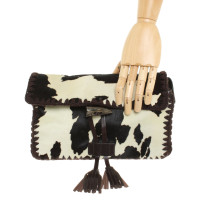 Dolce & Gabbana Handtasche mit Ponyfellbesatz