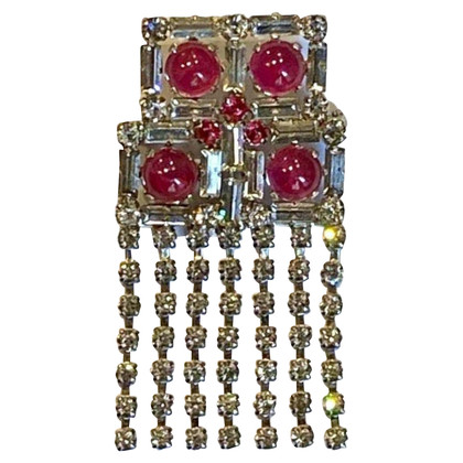 Christian Dior Broche en Argenté