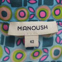 Manoush Chemisier en soie avec motifs colorés