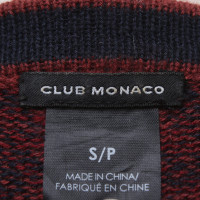 Club Monaco Cardigan en bleu foncé / rouge foncé